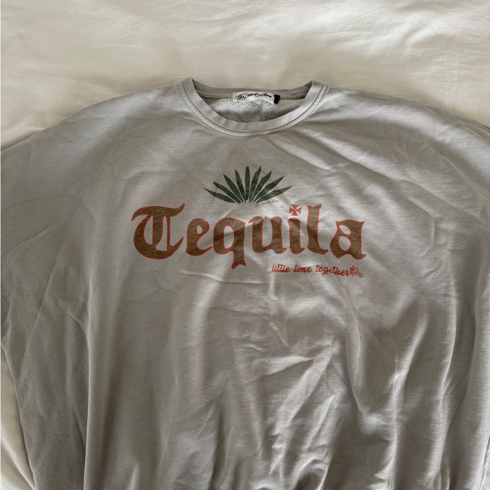 Revolve Gray 'Tequila' Sweatshirt - Picture 2 of 4